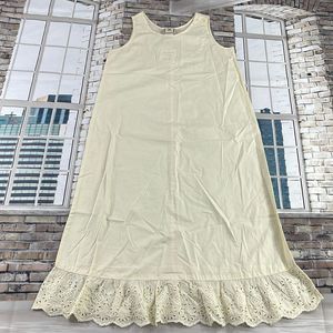 NWT Women’s Cornelloki Tan Shoulder Button Sleeveless Midi Dress (9/10) FW01